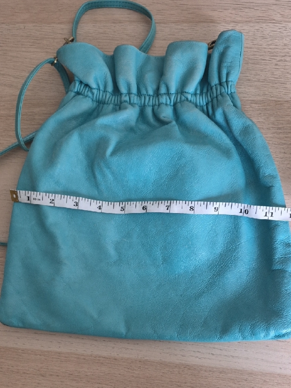 HOBO Turquoise Drawstring Shoulder Bag - Picture 8 of 8